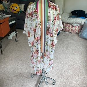 Floral Sheer Kimono